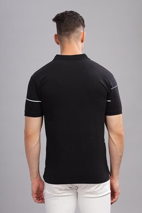 ADRO Regular Fit Polo T-Shirt for Men| Printed Polo T-Shirt | Cotton Polo T Shirt