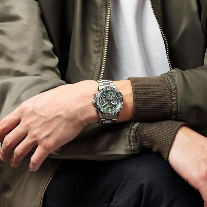 Citizen Analog Green Dial Men's Watch-CA4664-60W