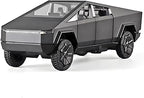 Tesla Cyber Truck Model Car Exclusive Alloy Metal Pull Back Die-cast Car Diecast Metal Toy car with Openable Doors & Light Music (Color as per Stock)