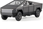 Tesla Cyber Truck Model Car Exclusive Alloy Metal Pull Back Die-cast Car Diecast Metal Toy car with Openable Doors & Light Music (Color as per Stock)
