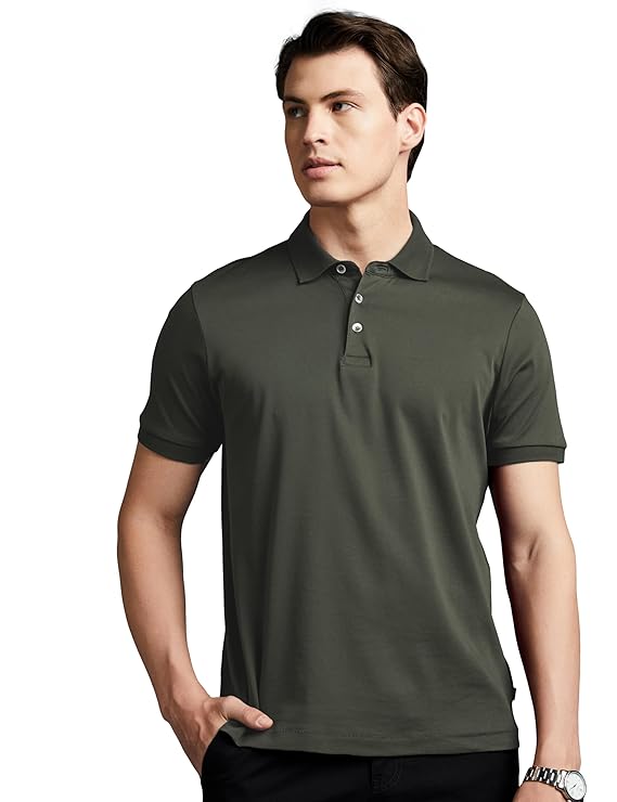 Symbol Premium Men's Solid Super Soft Classic Polo T-Shirt: Regular Fit