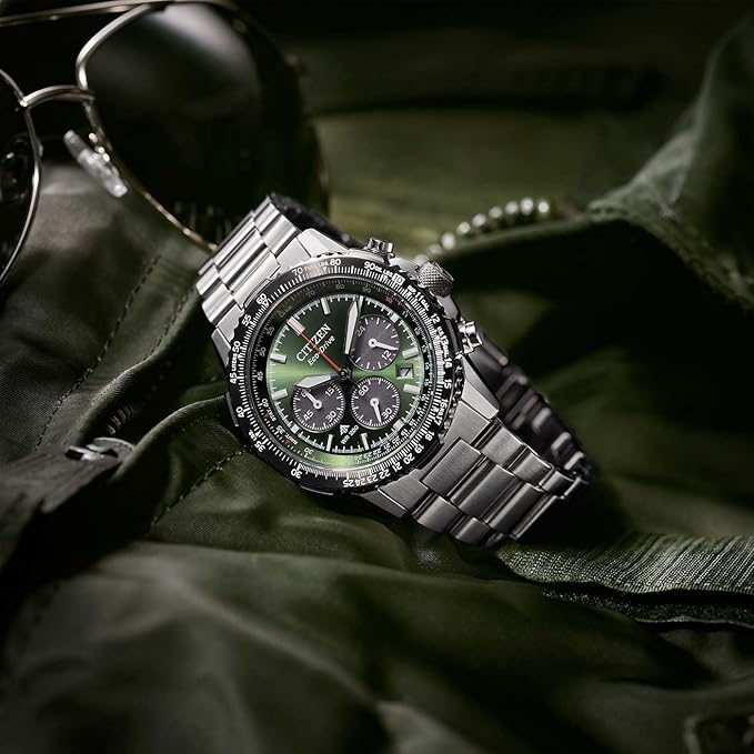 Citizen Analog Green Dial Men's Watch-CA4664-60W