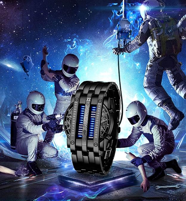 MASTOP Digital Men's Watch (Black Dial Black Colored Strap)