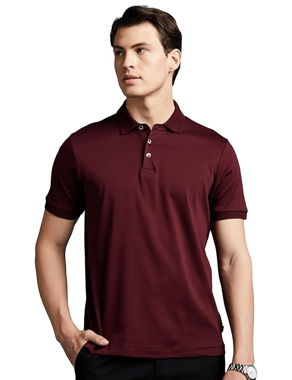 Symbol Premium Men's Solid Super Soft Classic Polo T-Shirt: Regular Fit