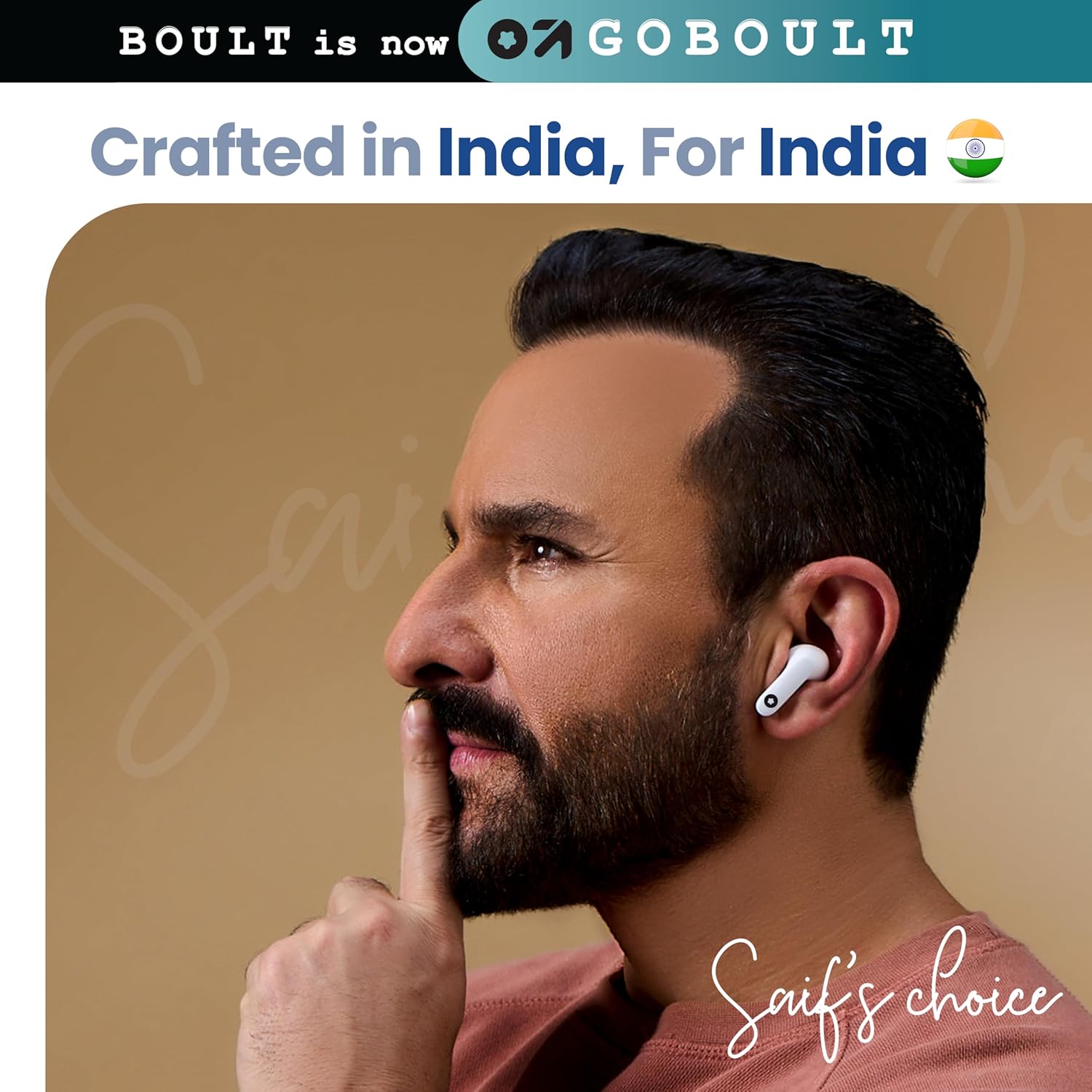 GOBOULT Z40 True Wireless in Ear Earbuds with 60H Playtime, Zen™ ENC Mic, Low Latency Gaming, Type-C Fast Charging, Made in India
