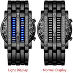MASTOP Digital Men's Watch (Black Dial Black Colored Strap)